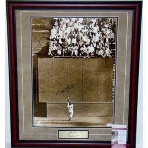 Willie Mays Autographed Picture   with THE CATCH Inscription 