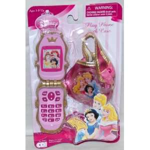  Disney Princess Play Cell Phone with Carrying Case Belle 