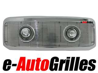 ABS Plastic Outer Shell, billet grille, rings and lamps included 