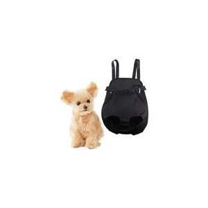    Nylon Pet Dog Carrier M Black Backpack Net Bag