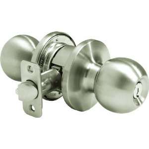   Solid Brass Grade 2 Commercial Passage Door Knob Set from the Sier