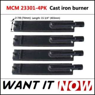 Costco Replacement Cast Iron Gas Grill Burner 23301 4pk  