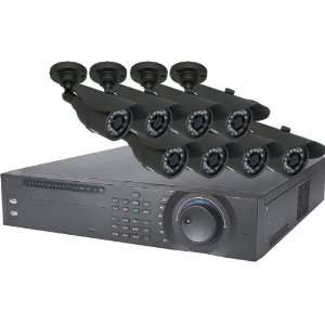  Complete 4 Cameras DVR408HD1 2U System Electronics