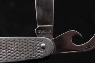 Vintage 1987 Camillus Military Issue Utility Pocket Knife  