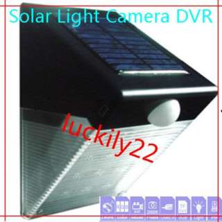 Hidden PIR Solar Security Camera Light Motion Detection DVR Camera 01 