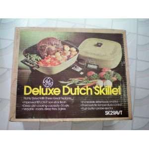  General Electric GE Deluxe Dutch Skillet SK29AVT Avacado 