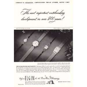   1947 Elgin Watches DuraPower Mainspring Elgin Watch Company Books