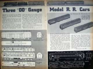 How to Build OO Gauge MODEL RR PULLMAN COACH BAGGAGE CARS 1938 DIY 