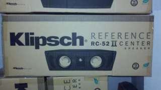 NEW KLIPSCH REFERENCE RC 52 II CENTER SPEAKER  