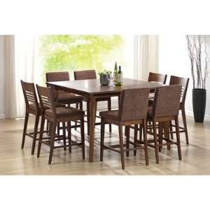  Grada 9 Piece Counter Height Dining Table Set in Multi 