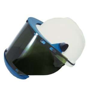  CPA   Arc Flash Face Shield With Chin Cup   White Hard Hat 