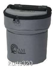 clam bait bucket 1 1/4 gallon with Insulated Carry Case new  
