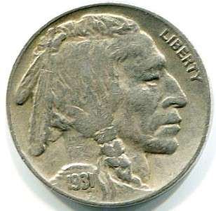1931 S Buffalo Nickel Indian Head Full Horn **A18  