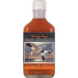   HSH 2004 Federal Duck Stamp HABANERO Hot Sauce in a Flask   Flask