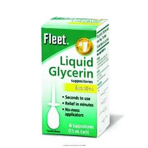 Fleet Liquid Glycerin Suppositories, Liquid Glyc Supp 7.5ml 185B, (1 