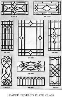 Hard to find reference for original beveled glass window panels.