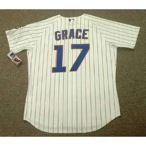  MARK GRACE Chicago Cubs AUTHENTIC Majestic Home Baseball 