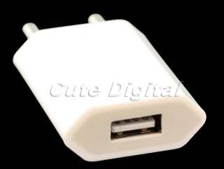 EU USB AC Power Wall Charger Adapter For Apple iPod iPhone 3G 3GS 4G 