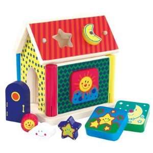  Eichorn Wooden House Shape Sorter Toys & Games