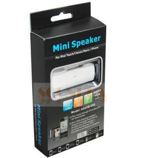 Mini Portable Speaker For iPod Touch iPhone 4 3G 3Gs  