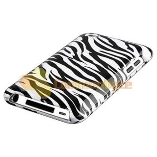 Colorful+Black Peace+Zebra Case for iPod Touch 4th Gen  