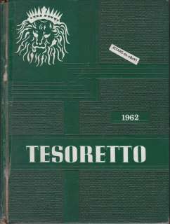 1962 LIVORNO AMERICAN HIGH SCHOOL YEARBOOK, LIVORNO, ITALY  