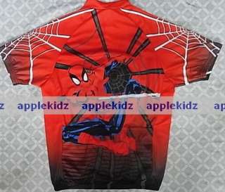 SPIDERMAN SPIDER BIKE CYCLING JERSEY + SHORTS sz S 3XL  