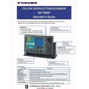  Furuno GP7000F Color GPS/Plotter/Sounder Operators Guide 