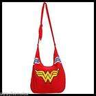 Superhero WONDER WOMAN Hobo Tote Bag NWT DC Comics Snap Shoulder Bag 
