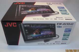 JVC KW AVX840 DVD Receiver with Monitor New in Box  