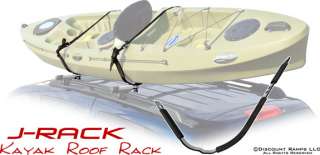 NEW KAYAK CARRIER ROOF TOP MOUNTED RACK J SHAPED  