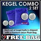   Kegel Balls Combo 2 Set MEDIUM & LARGE Ben Wa Vaginal Exercise F14H