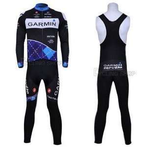  GARMIN bib Cycling Jersey long sleeve Set(available Size 