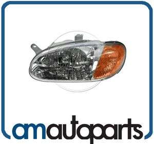98 01 Kia Sephia Headlight Headlamp Driver Side Left LH  