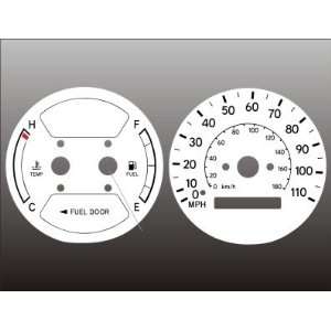  1998 2002 Chevrolet Prizm White Face Gauges Automotive