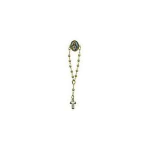   Heart of Jesus One Decade Rosary Pin Lapel. Made in Brazil. Jewelry