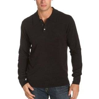 Geoffrey Beene Mens Supersoft Acrylic Jersey Polo Sweater