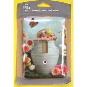   Child in Pot Gardening Flowers Decorator Wall Switch Plate Switchplate