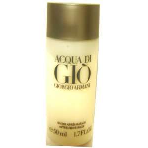 Acqua Di Gio After Shave Balm for Men 1.7 Oz / 50ml Unboxed By Giorgio 