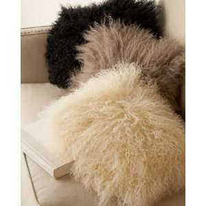 Adrienne Landau Mongolian Lambs Wool Pillow 9 x 12