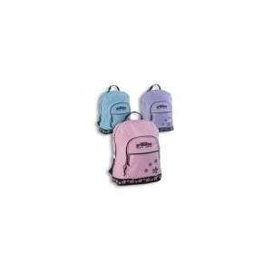 American Princess 377052 Girls 17 Inch Triple Pocket Backpack  Case 