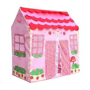  Pink Fairy Princess Castle Pop Up Children Kids Toy House Play Tent 