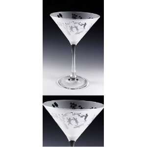  Mardi Gras Martini Glasses