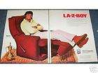 1973 La Z Boy Lounger Recliner AD   football JOE NAMATH