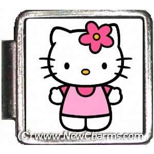   Pink Hello Kitty Italian Charm Bracelet Jewelry Link A10382 Jewelry