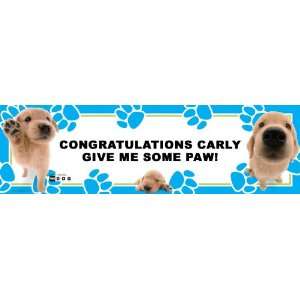  THE DOG Golden Retriever Personalized Banner Large 30 x 