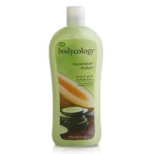 Bodycology Shower Gel and Bubble Bath, Cucumber Melon, 16 Fluid Ounce 