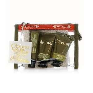  Travel Kit Classic Olive 4 pc by Olivina Beauty