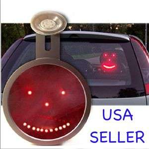 Remote Control Car LED Light Sign Funny Faces Drive Motion Lamp 
