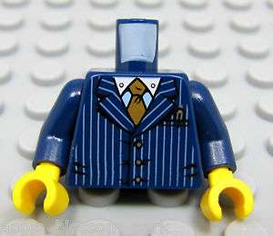 NEW Lego Male Boy Minifig TORSO w/Dark Blue Suit & Tie  
